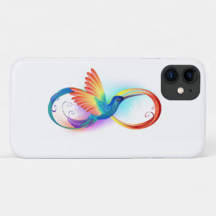 Case-Mate iPhone Case Colibri arc-en-ciel avec symbole Infinity