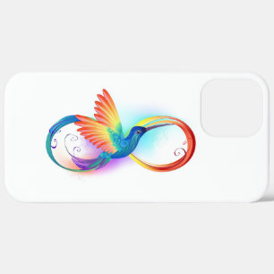 Case-Mate iPhone Case Colibri arc-en-ciel avec symbole Infinity