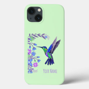 Case-Mate iPhone Case Colibri Design Fleurs Botaniques Amateurs d'oiseau
