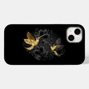 Coque Case-Mate iPhone Colibri noir et or