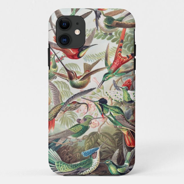 Coques Case-Mate iPhone Colibri, Trochilidae Kolibris par Ernst Haeckel (Dos)