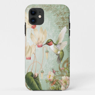 Coque iPhone 11 Colibris Vintages