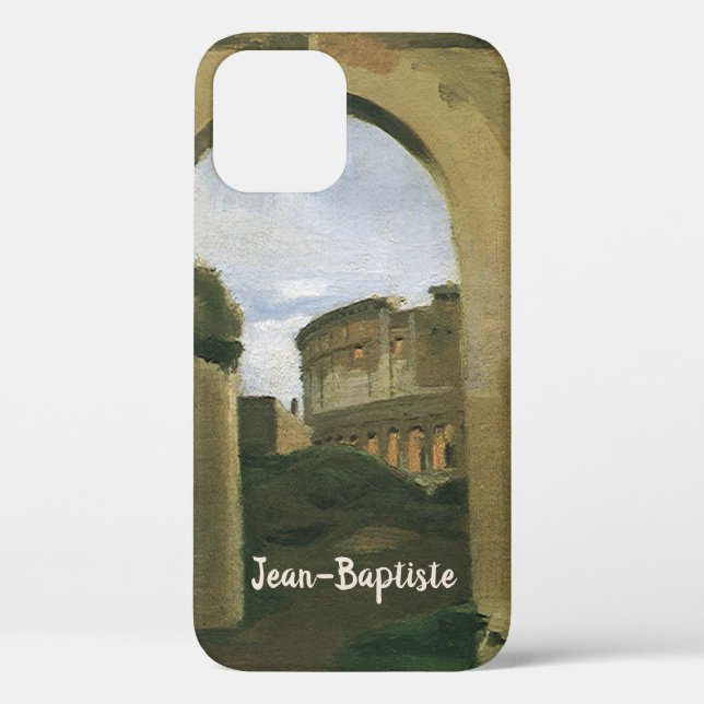 Coques Case-Mate iPhone Colisée vu à travers les arcades à Rome, Italie (Verso)