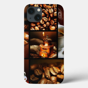 Etui iPhone 13 Collage 2 de café