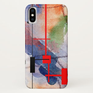 Etui iPhone Case-Mate collage d'art abstrait, médias mélangés et