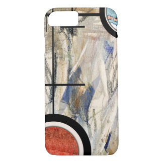 Etui iPhone Case-Mate collage d'art abstrait, médias mélangés et