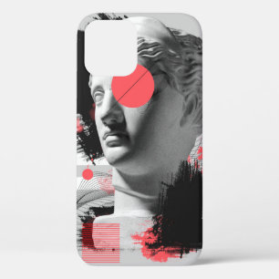 Case-Mate iPhone Case Collage d'art contemporain avec tête de statue ant