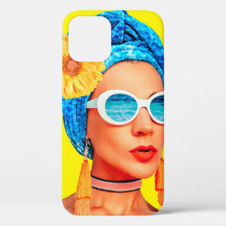 Case-Mate iPhone Case Collage d'art contemporain. Mode vacances Girl Cu