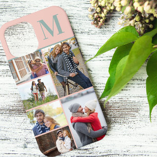 Case-Mate iPhone Case Collage de 6 photos personnalisé avec monogramme R