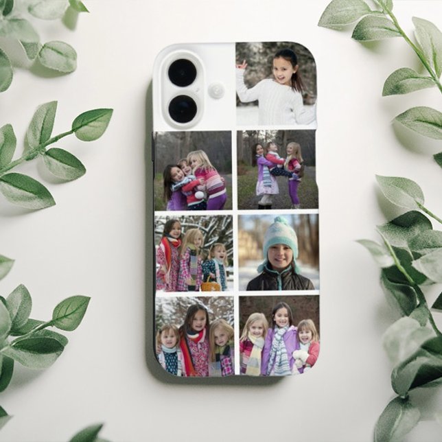 Coques Case-Mate iPhone Collage de 7 photos personnalisé (Créateur téléchargé)