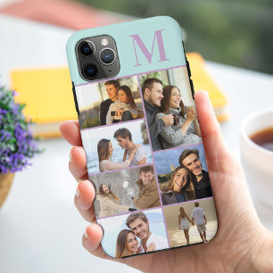Case-Mate iPhone Case Collage de 7 photos personnalisé avec monogramme v