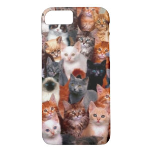 Coque iPhone 7 Collage de chat