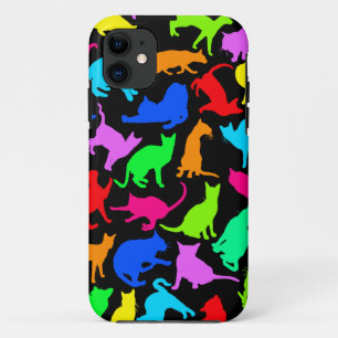 Coque Case-Mate iPhone Collage de chats colorés