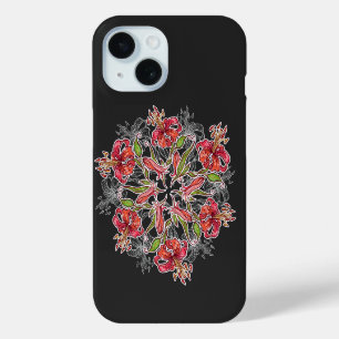 Coque Case-Mate iPhone Collage de fleurs de lys en fleurs