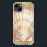Etui iPhone 13 Collage de la carte côtière<br><div class="desc">Il n'y a rien de tel que cette carte de la vie marine. Cette collection translucide de ces coquillages va bien pour tous les produits. Il donne une sensation vintage à l'image et capture la vie marine sous l'eau. Il comprend un coquillage rayé rose et blanc et une coquille de...</div>