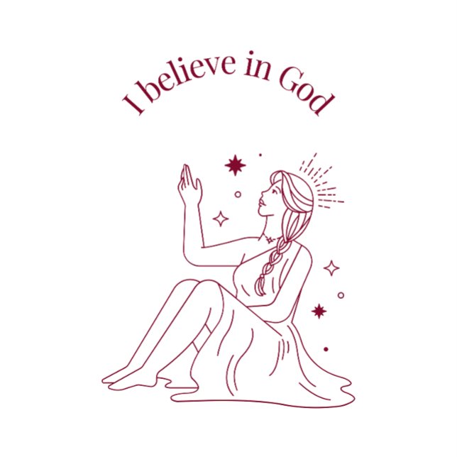 Coques Case-Mate iPhone Collage de l'autocollant d'affirmation positive (I believe in God)