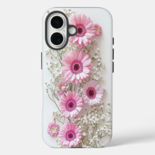 Coque Pour iPhone 16 Collage de Marguerite et Tournesol Baignés de Sole