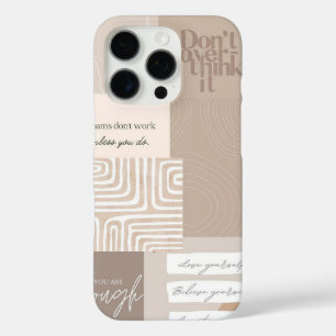 Coque iPhone 16 Pro Collage de motivation