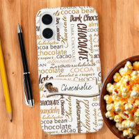 Collage de mots multilingue typographique Chocohol