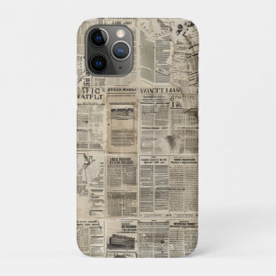 Case-Mate iPhone Case Collage de papier journal vintage rustique