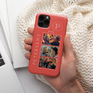 Coque Pour iPhone 16 Collage de photos de famille personnalisé avec mon