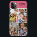 Case-Mate iPhone Case Collage de photos de famille rose 4 Photo I Phone<br><div class="desc">Gardez vos proches à proximité de ce coque iphone Family Photo Collage Rose 4-Picture, conçu pour présenter quatre de vos photos de famille préférées contre un arrière - plan rose doux et chaleureux. Ce coque Coque-Mate vous permet de personnaliser votre téléphone avec des moments précieux, capturant la joie et la...</div>