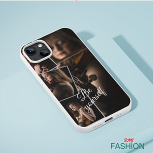 Coque Pour iPhone 16 Collage de photos esthétique beige vintage classiq