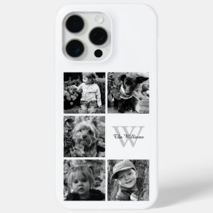 Coque Case-Mate iPhone Collage de photos monogrammes