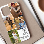 Case-Mate iPhone Case Collage de photos Vous êtes la seule citation roma<br><div class="desc">Photo romantique Boîtier de téléphone pour iphone 12 pro max et beaucoup d'autres modèles, personnalisée avec 4 de vos photos préférées. Le texte dit "You are The One", une impression surdimensionnée moderne et une typographie de script décontracté. Le modèle photo est configuré pour vous permettre d'ajouter vos photos, en travaillant...</div>