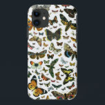 Etui iPhone Case-Mate Collage des papillons de nuit et des papillons de<br><div class="desc">Reproduction d'un imprimé lithographié de "Les papillons les plus connus d'Europe" (F. Nemos, Berlin, 1895) Vous pouvez modifier ou personnaliser ce produit de plusieurs façons. Les images peuvent être déplacées, redimensionnées ou modifiées, et de nombreuses bordures et couleurs arrière - plans peuvent être modifiées. S'il vous plaît expérimenter ou voir...</div>