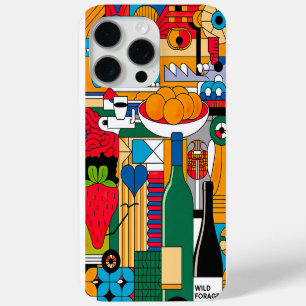 Coque Case-Mate iPhone Collage d'objets Pop Géométriques colorés