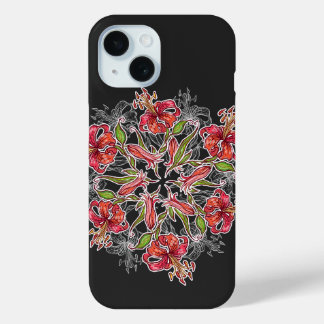 Coque Case-Mate iPhone Collage florissant de fleurs Lily