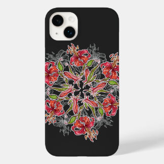 Coque Case-Mate iPhone Collage florissant de fleurs Lily