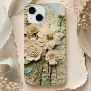 Coque Case-Mate iPhone Collage papier papier papier papier à papier flora