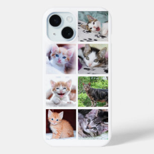 Coque Case-Mate iPhone Collage photo carré Famille et Animal 7