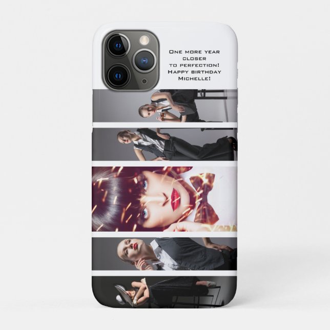 Coques Case-Mate iPhone Collage photo Glam Preppy moderne (Dos)