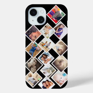 Coque Pour iPhone 15 Collage photo Instagram personnalisé