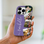 Coque Case-Mate iPhone Collage photo minimaliste élégant personnalisé<br><div class="desc">Minimaliste Élégant Personnalisé Photo Collage coque iphone</div>