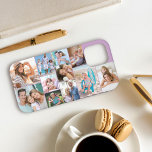 Case-Mate iPhone Case Collage photo moderne 11 Photo Lilac Sideways<br><div class="desc">Téléchargez vos 11 photos préférées et créez votre propre étui téléphonique personnalisé. Ce design moderne cool est exposé latéralement et dispose d'un arrière - plan lilas (modifiable) avec un modèle de collage photo qui affiche automatiquement vos photos en formats carré et portrait. Conçu pour iphone 12 Pro mais il conviendra...</div>