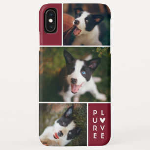 Case-Mate iPhone Case Collage photo moderne 3  L'amour pur  Cranberry