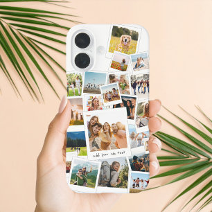 Coque Pour iPhone 16 Collage photo moderne de scrapbook