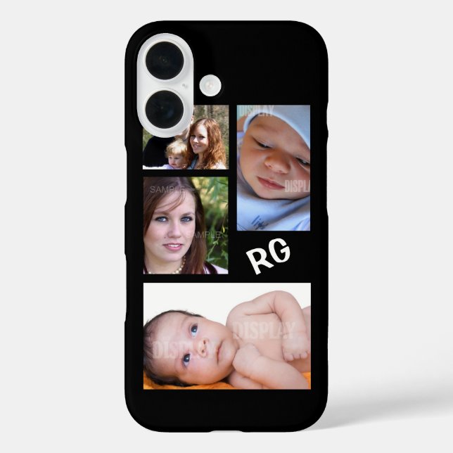 Coques Case-Mate iPhone Collage photo personnalisé (Verso)