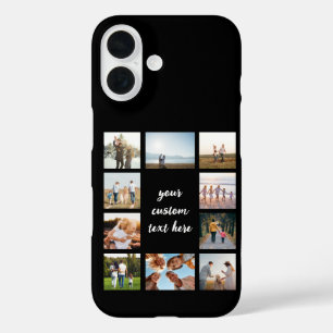 Coque Pour iPhone 16 Collage photo personnalisé 10