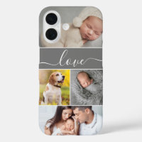 Collage photo simple Love script Personnalisé