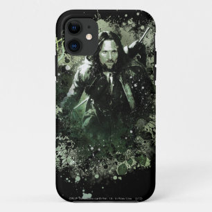 Coques Pour iPhone Collage vectoriel Greenish Aragorn