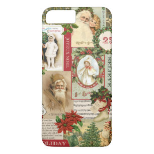 COQUE Case-Mate POUR iPhone COLLAGE VINTAGE DE NOËL