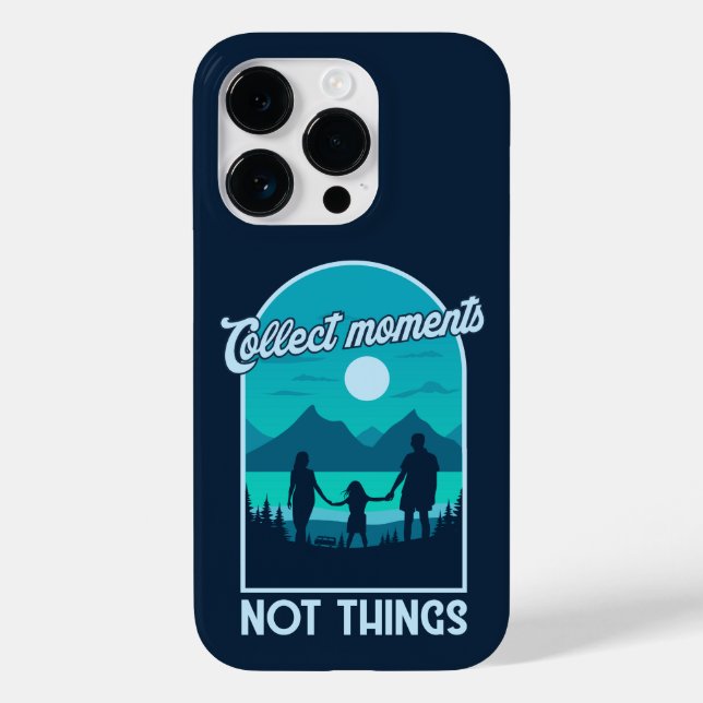 Coques Case-Mate iPhone Collecter des moments, pas des choses (Verso)