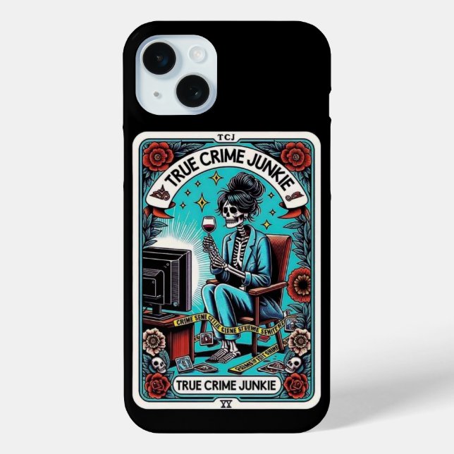 Coques Case-Mate iPhone Collection de cartes Junkie Tarot True Crime (Verso)