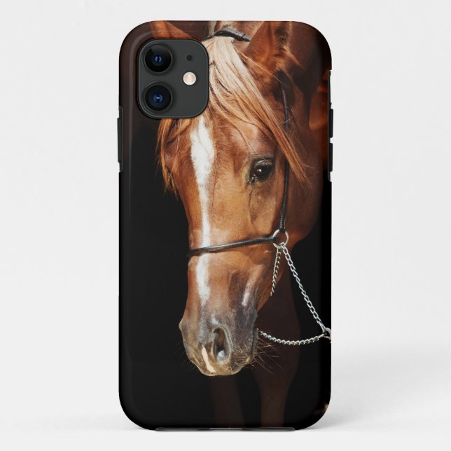 Coques Case-Mate iPhone collection de chevaux. couverture rouge arabe pour (Dos)