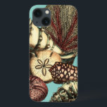 Case-Mate iPhone Case Collection de coquillages turquoise et de coraux r<br><div class="desc">Allez sous l'eau pour explorer la mer avec toutes ces différentes créatures marines. Cette oeuvre d'art vintage s'ajoute à merveille à tous les amateurs d'anémones de mer aux accents arrière - plans turquoise et rouges vifs sur les coquillages. Obtenez votre impression artistique dès aujourd'hui sur votre produit.</div>